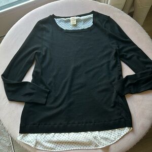 Faded Glory Layered Sweater Size Medium